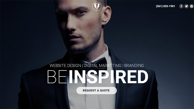 低調(diào)大氣的黑白主題網(wǎng)站設(shè)計欣賞