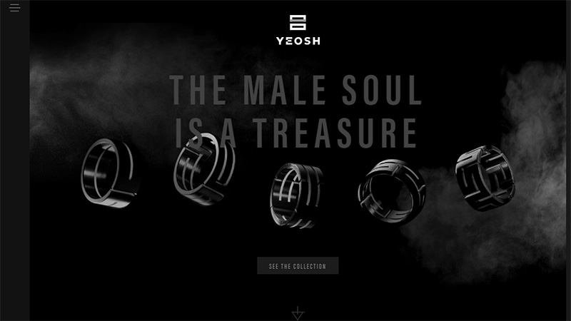 低調(diào)大氣的黑白主題網(wǎng)站設(shè)計欣賞