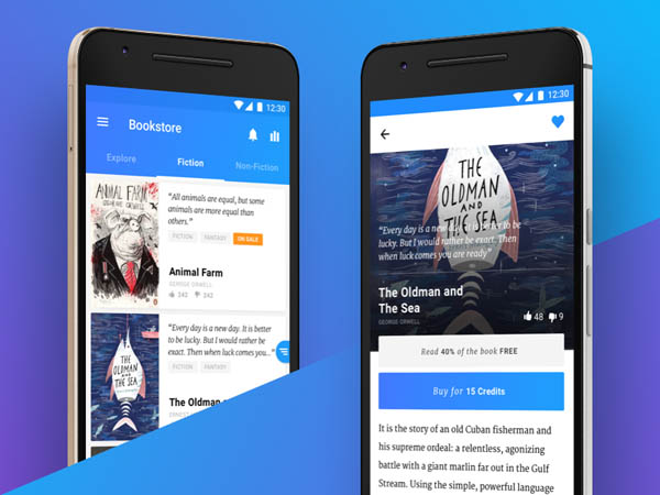 精選優(yōu)秀的圖書APP界面UI設(shè)計(jì)欣賞