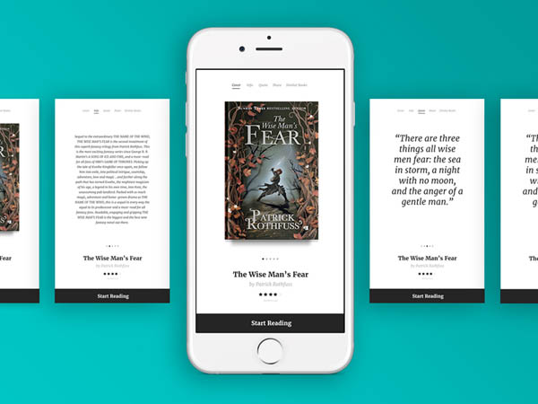 精選優(yōu)秀的圖書APP界面UI設(shè)計(jì)欣賞