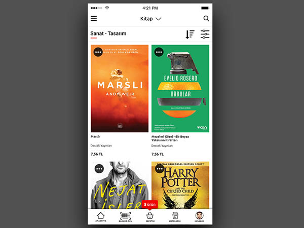 精選優(yōu)秀的圖書APP界面UI設(shè)計(jì)欣賞