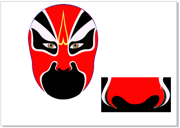 CorelDRAW X7繪制中國風京劇臉譜