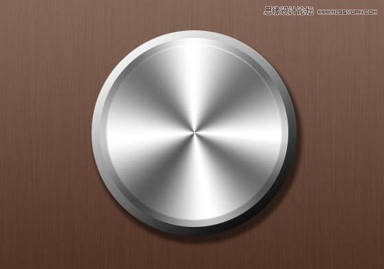 Photoshop制作不銹鋼主題的網頁按鈕教程