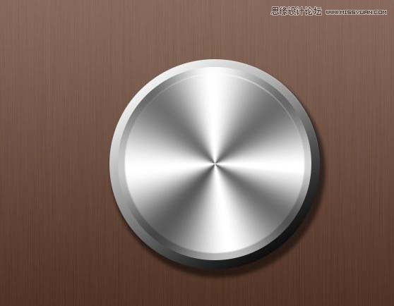 Photoshop制作不銹鋼主題的網頁按鈕教程