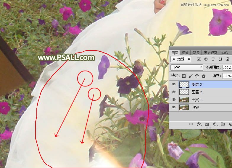 Photoshop快速完美的去除照片左側的障礙物