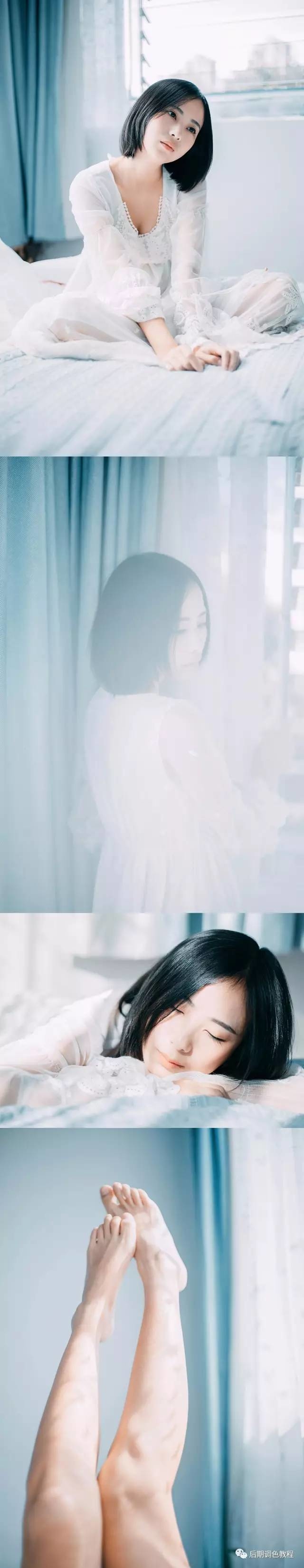 Photoshop�{���҃�������Ƭ�����{ɫˇ�gЧ��