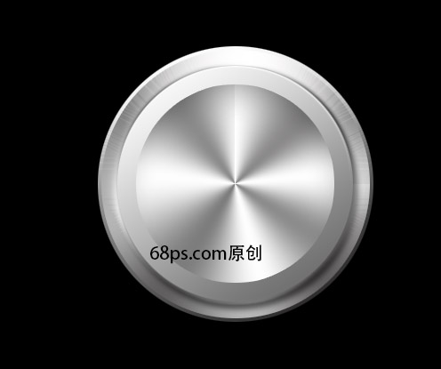 Photoshop制作不銹鋼風格的網頁按鈕教程