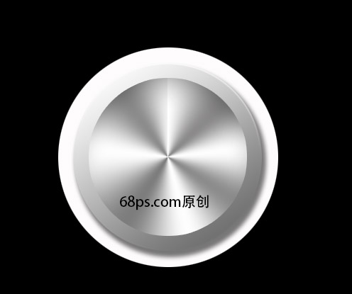 Photoshop制作不銹鋼風格的網頁按鈕教程