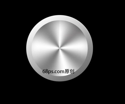 Photoshop制作不銹鋼風格的網頁按鈕教程