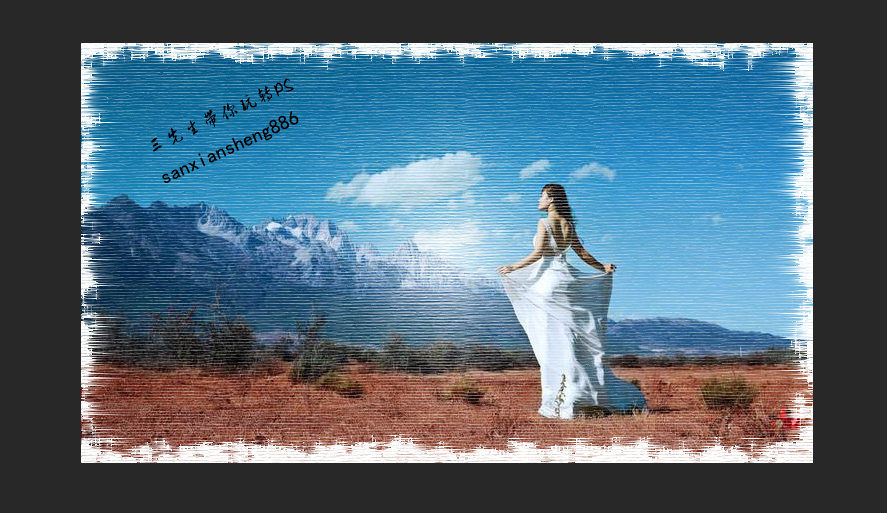 Photoshop簡單的制作創意的邊框效果圖