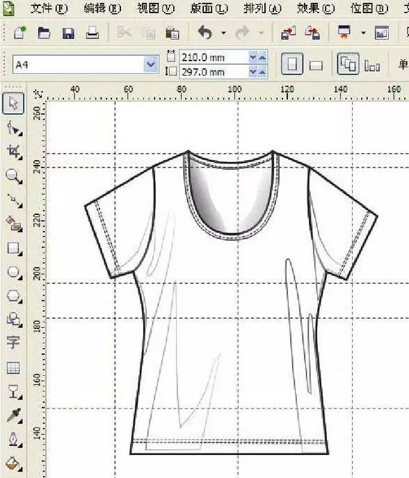 CoreldrawԔ��(x��)����ŮʿT���Ŀ�ʽ�D����