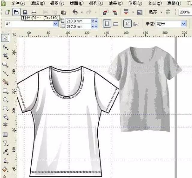 CoreldrawԔ��(x��)����ŮʿT���Ŀ�ʽ�D����