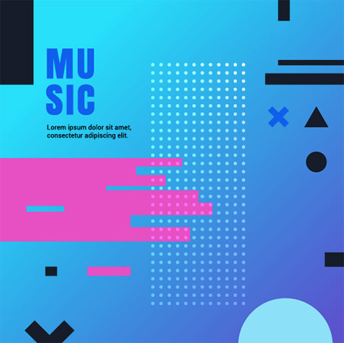 16款高質量的點線面助您做出好看的廣告