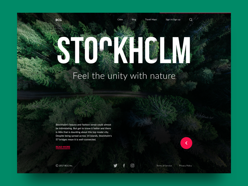 如何快速的設計出城市指南網站著陸頁