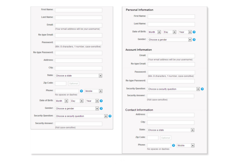 詳細(xì)解析網(wǎng)頁(yè)表單設(shè)計(jì)總結(jié)技巧分享