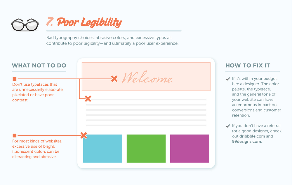 10個(gè)網(wǎng)頁(yè)設(shè)計(jì)中的常見錯(cuò)誤及解決辦法