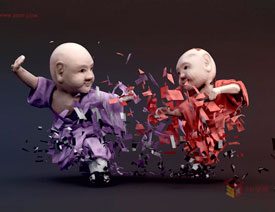 3ds Max�������εı�ը����Ч��