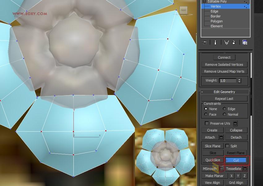 3DXMAX制作歐式古典風格的雕花建模