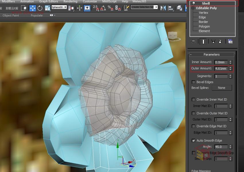 3DXMAX制作歐式古典風格的雕花建模