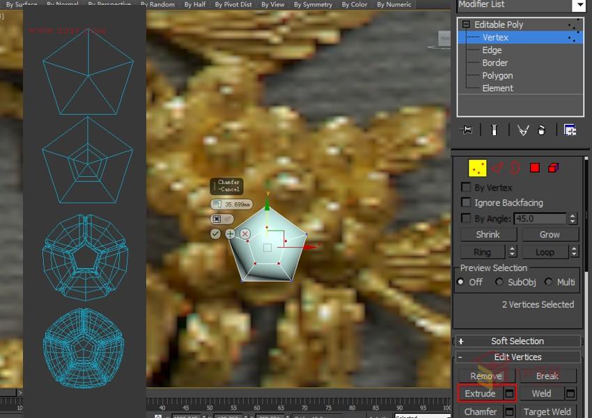 3DXMAX制作歐式古典風(fēng)格的雕花建模