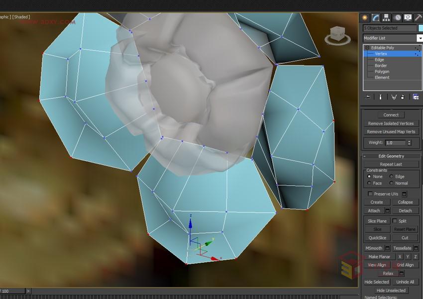 3DXMAX制作歐式古典風格的雕花建模