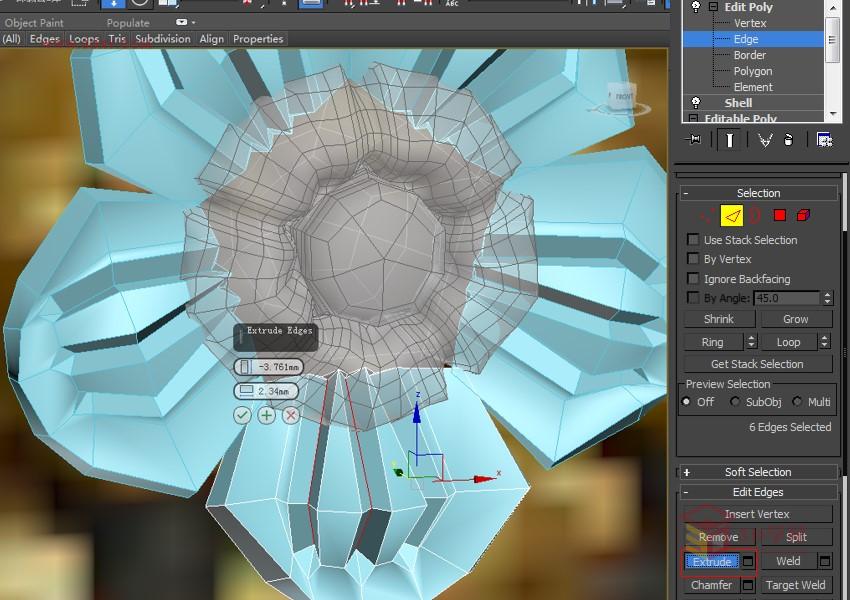3DXMAX制作歐式古典風格的雕花建模