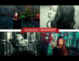 ��������Ӱ��ɫЧ��PSD�D��