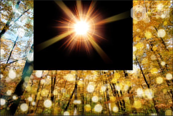 Photoshop制作早晨陽光四射動畫效果圖