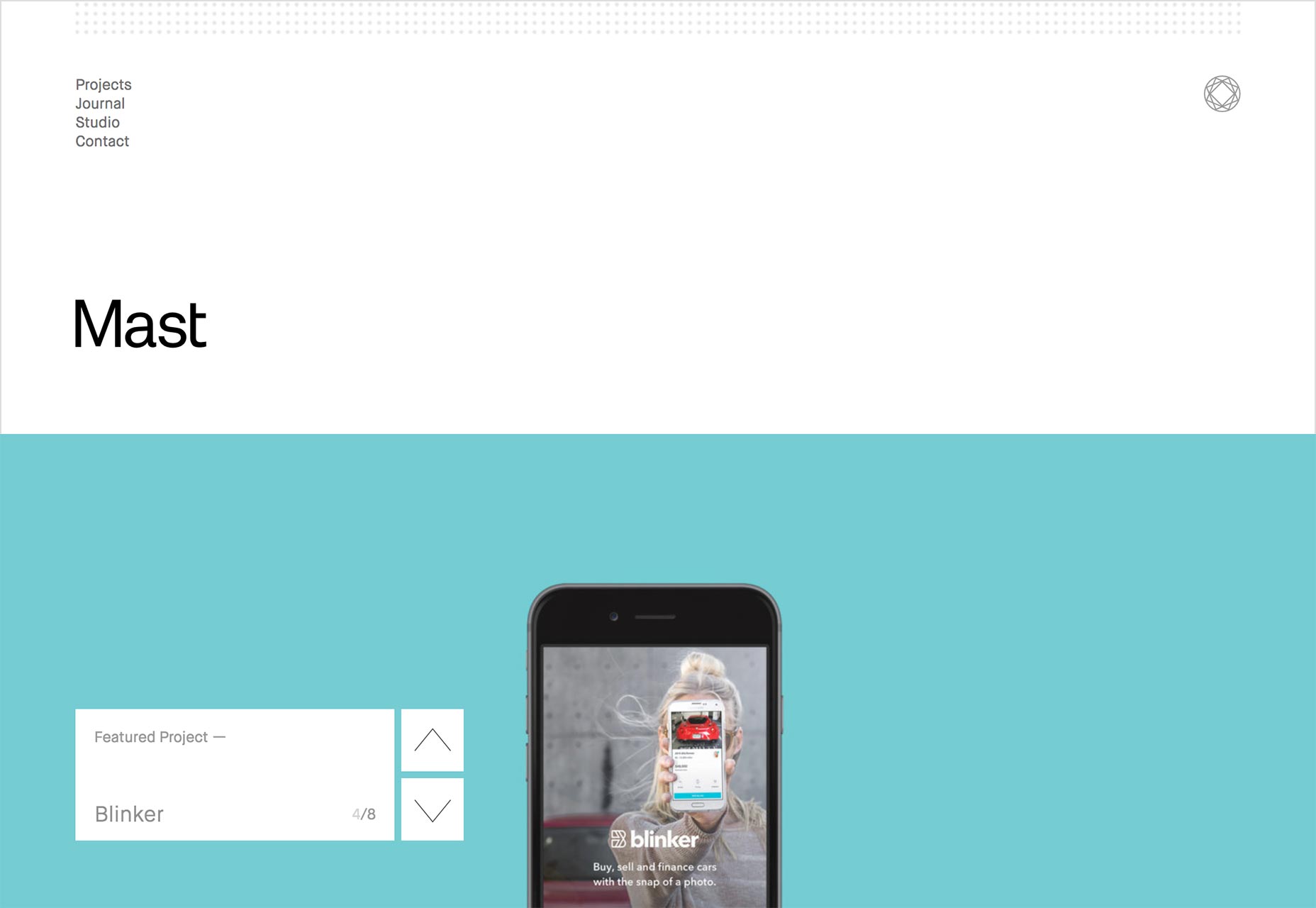 極簡主義的設計師個人網頁設計欣賞