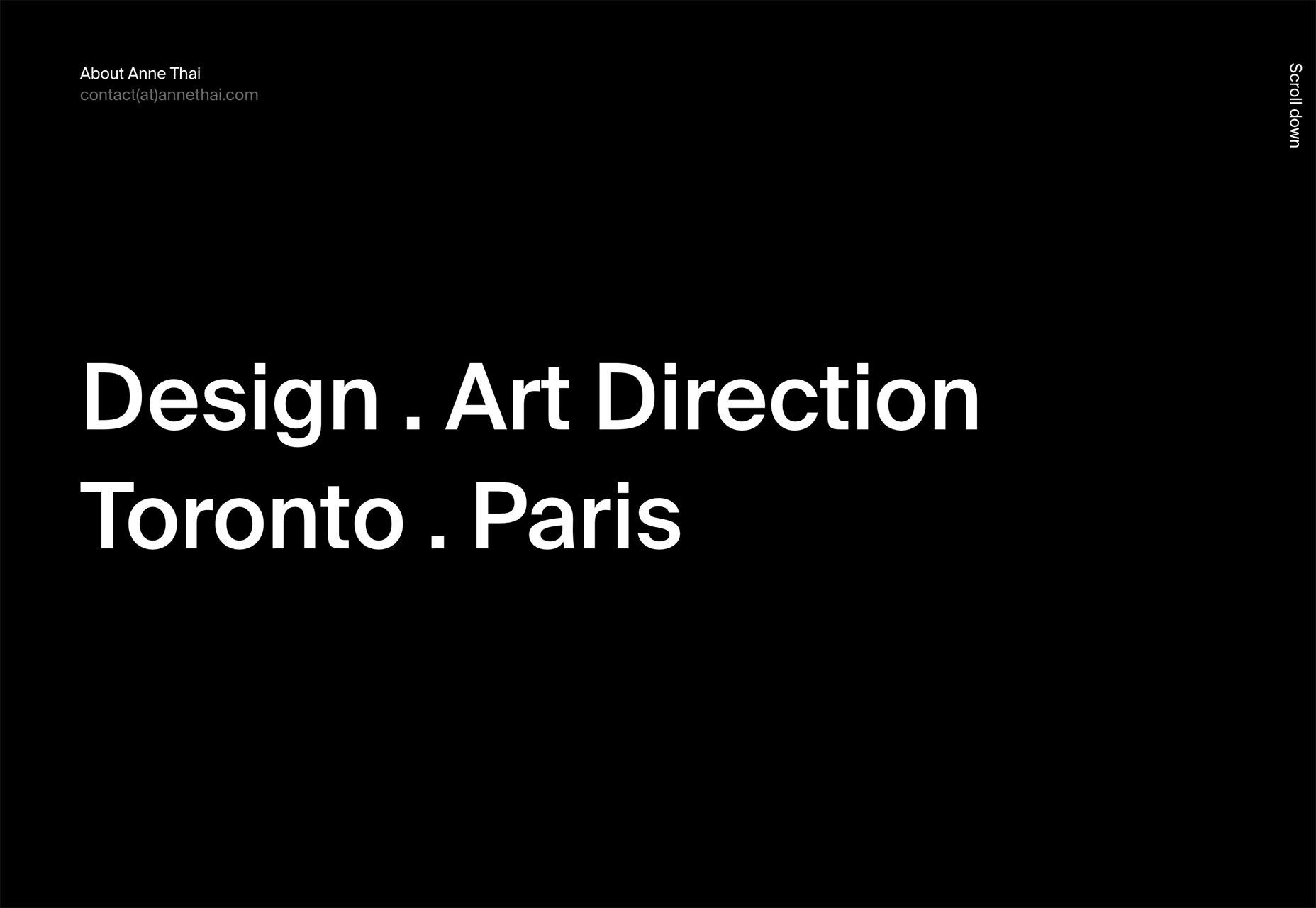 極簡主義的設計師個人網頁設計欣賞