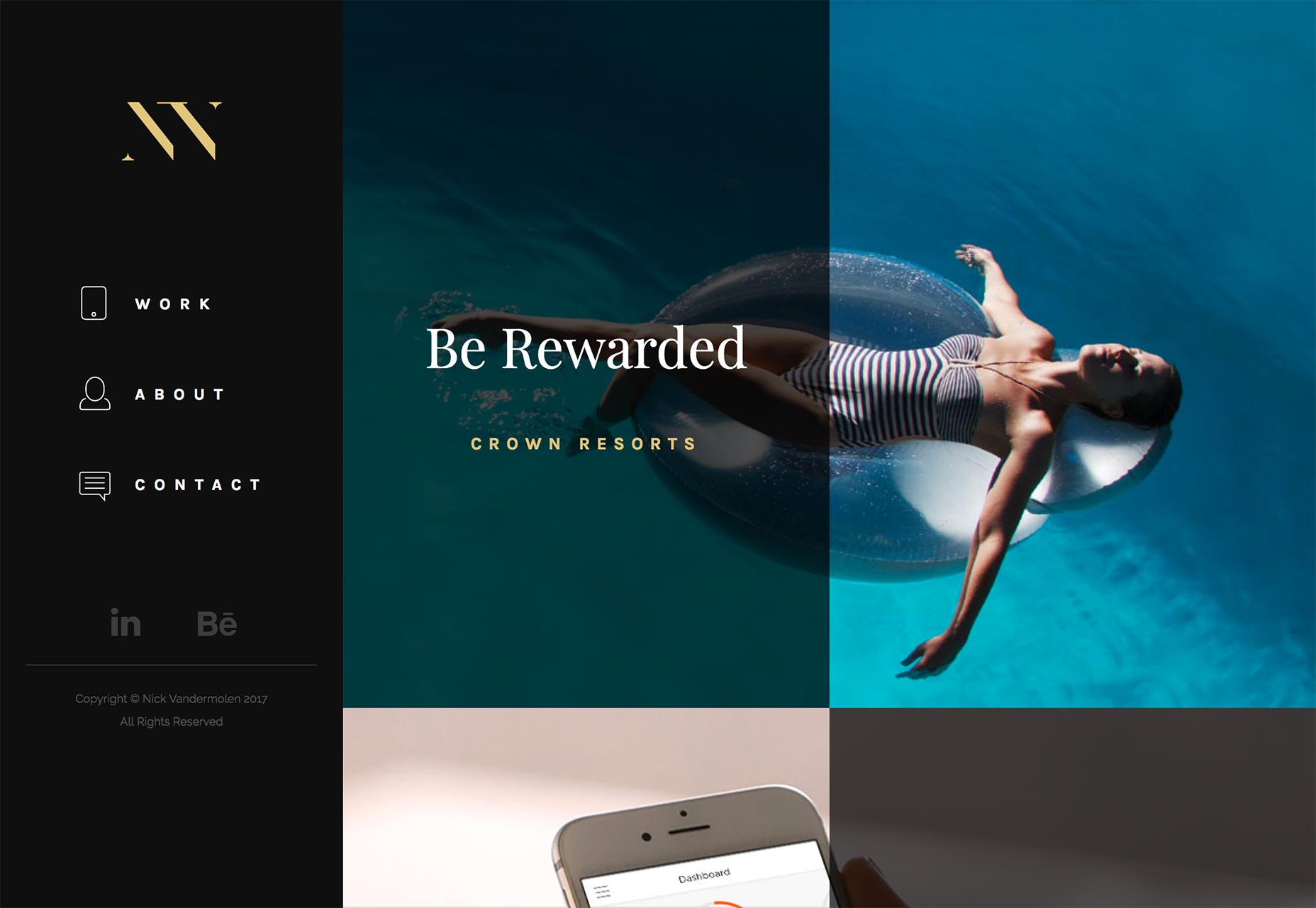 極簡主義的設計師個人網頁設計欣賞