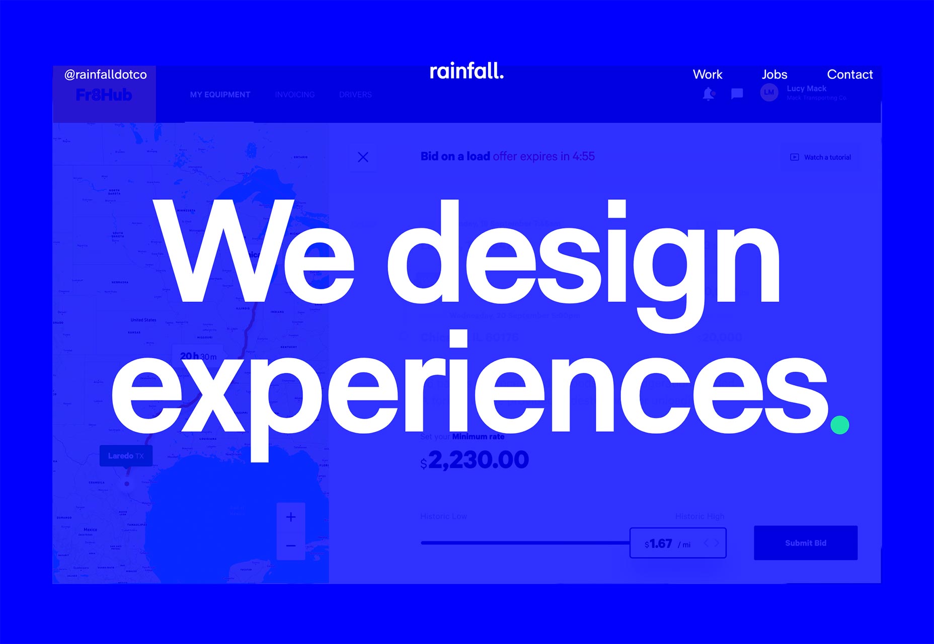 極簡主義的設計師個人網頁設計欣賞