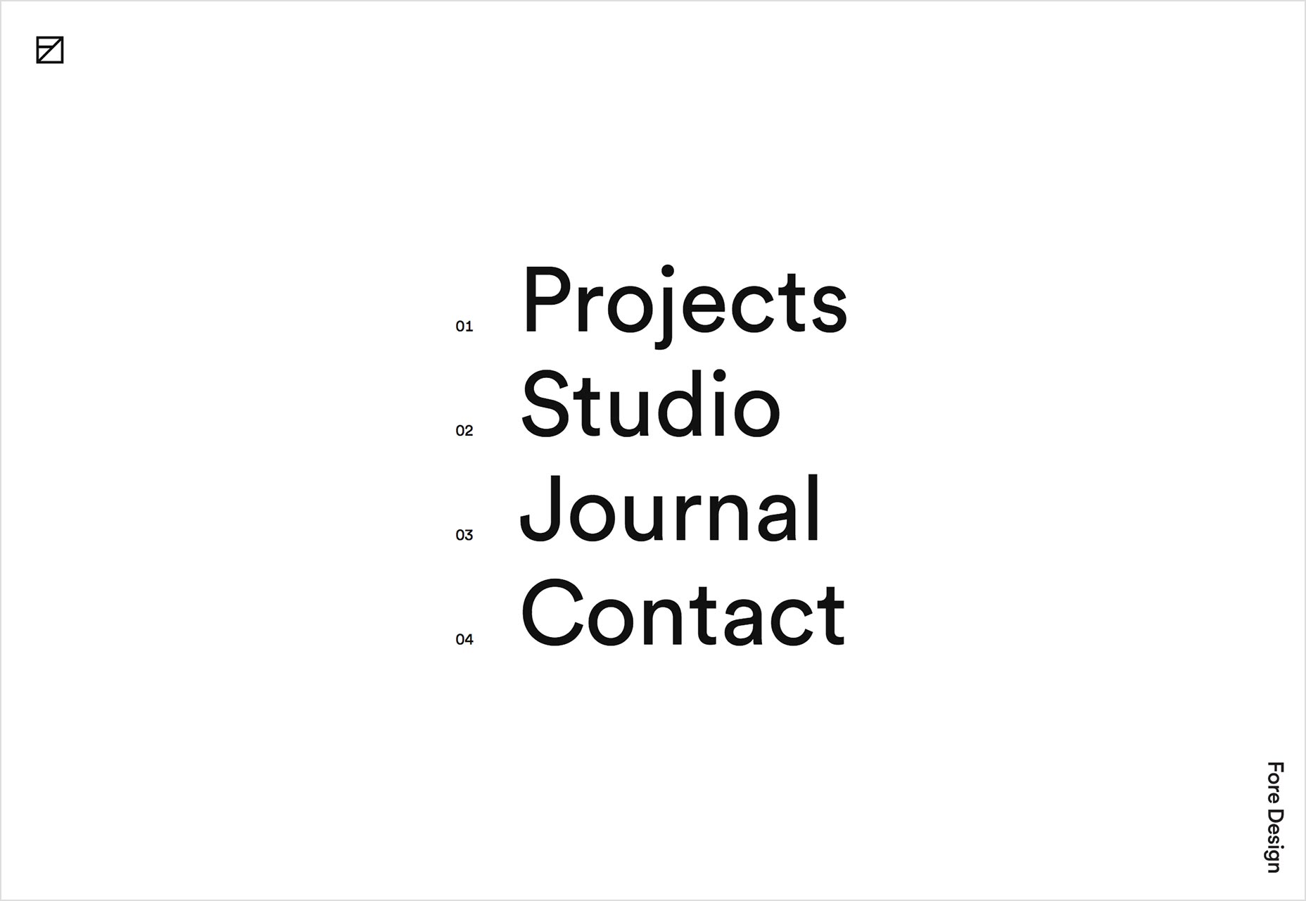 極簡主義的設計師個人網頁設計欣賞