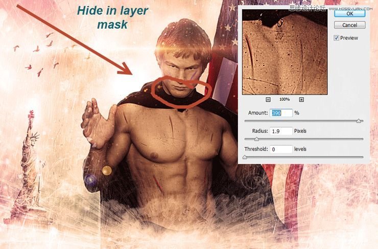 Photoshop合成創意的英雄戰斗場景教程【英】