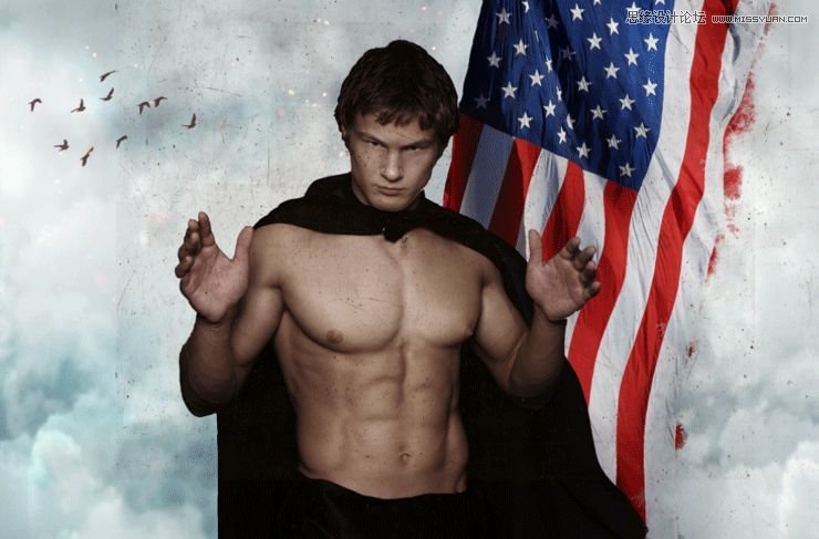 Photoshop�ϳɄ����Ӣ�ۑ𶷈����̡̳�Ӣ��