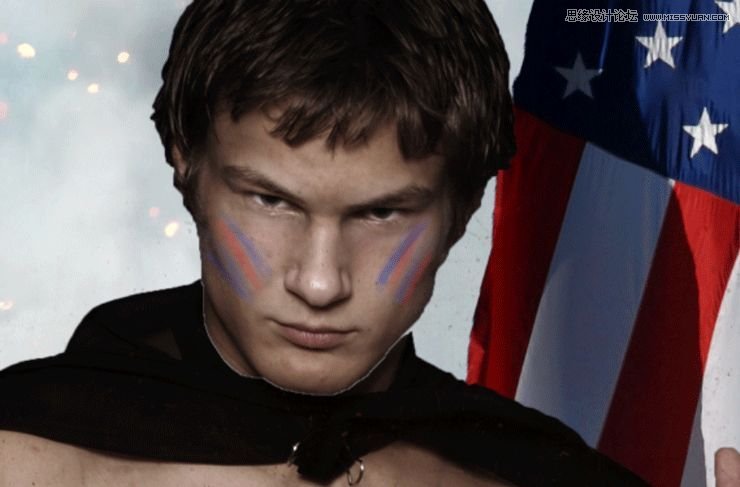 Photoshop�ϳɄ����Ӣ�ۑ𶷈����̡̳�Ӣ��