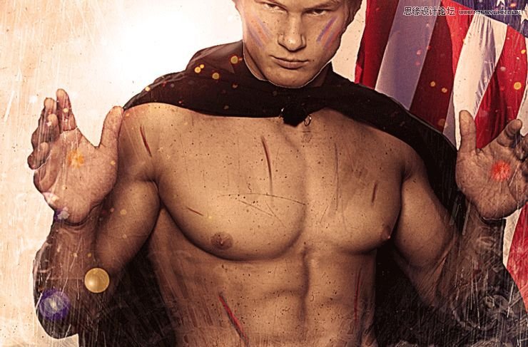 Photoshop合成創意的英雄戰斗場景教程【英】