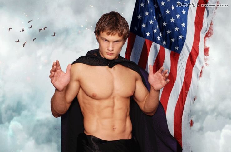 Photoshop�ϳɄ����Ӣ�ۑ𶷈����̡̳�Ӣ��