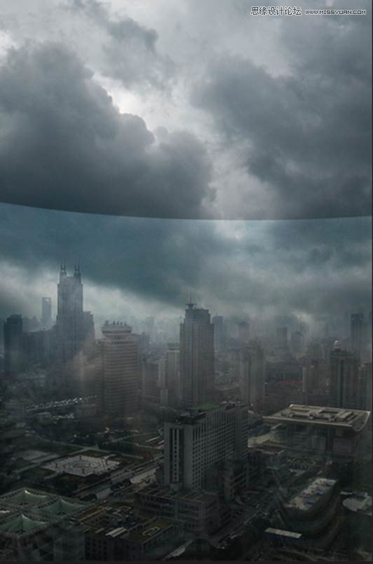 Photoshop合成城市被流星攻擊場景【英】