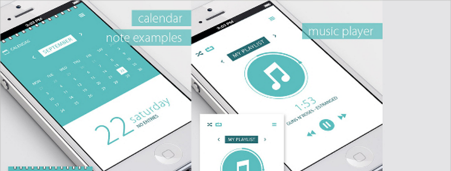 20個優秀手機界面扁平化設計欣賞