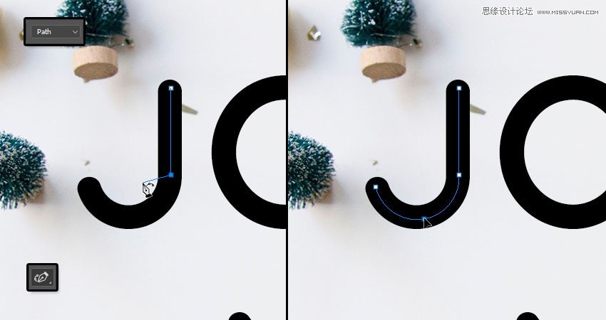 Photoshop制作毛茸茸的圣誕節字體【英】