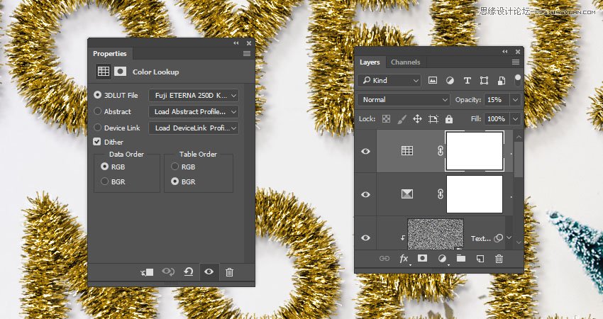 Photoshop制作毛茸茸的圣誕節字體【英】