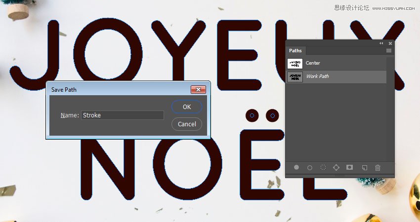 Photoshop制作毛茸茸的圣誕節字體【英】