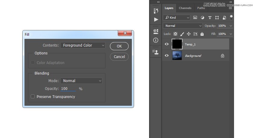 Photoshop制作星光裝飾的圣誕樹【英】