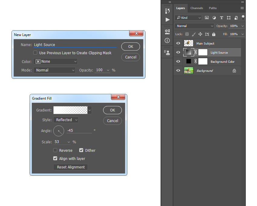 Photoshop制作夢幻耶穌光和高光背景【英】