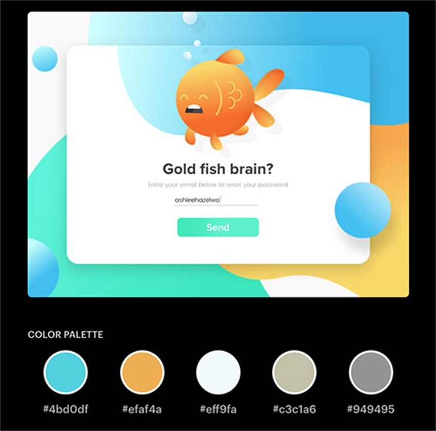 流行配色板合集和在線mockup制作網站