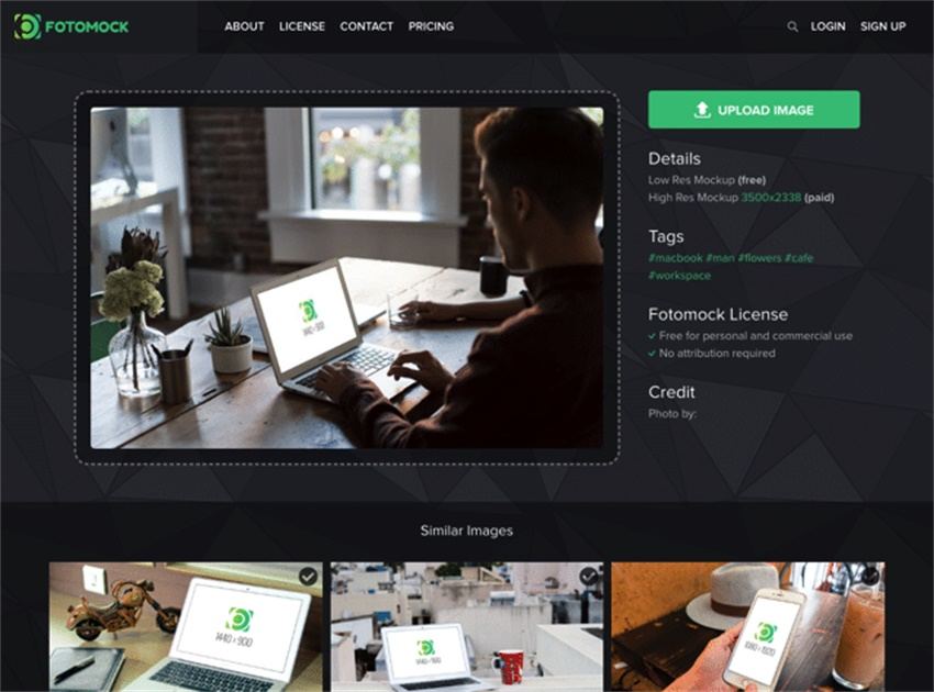 流行配色板合集和在線mockup制作網站