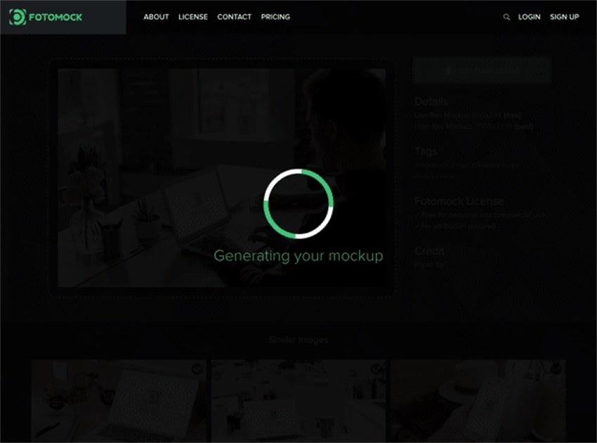 流行配色板合集和在線mockup制作網站