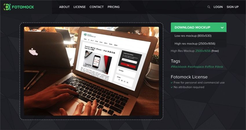 流行配色板合集和在線mockup制作網站