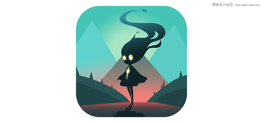 Photoshop繪制簡約風格的解密游戲APP圖標